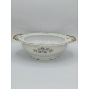 Meito China Vintage Hand Painted Serving Bowl No Lid